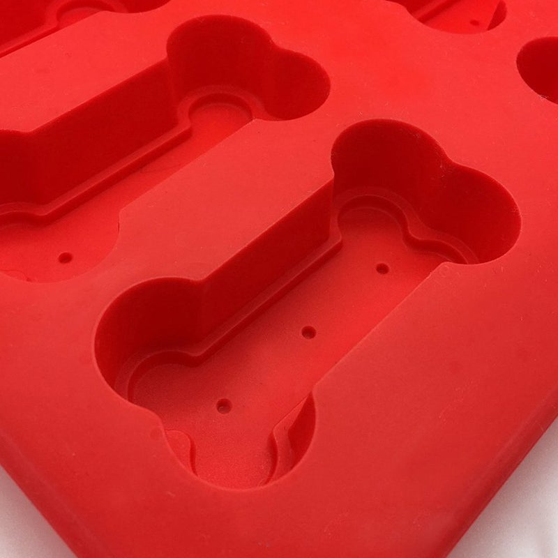 Charmed 2 Pc Silicone Mold Puppy Dog Paw & Bone Shape - Image 2